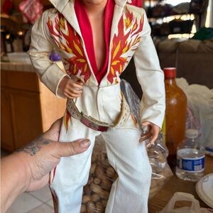 RARE 1984 Elvis Presley Burning Love Limited Edition World Vinyl Doll 21” tall